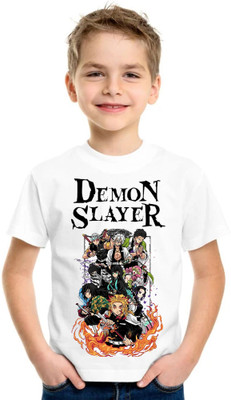 Shubham designer gallery Baby Boys & Baby Girls Printed Polyester Regular T Shirt(White, Pack of 1)