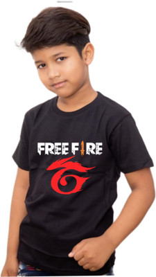 SHREE G CREATION Boys Printed Cotton Blend Regular T Shirt(Multicolor, Pack of 1)
