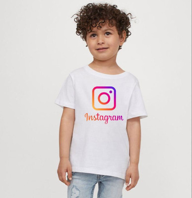 THEVENUS Boys & Girls Printed Polyester Regular T Shirt(White, Pack of 1)