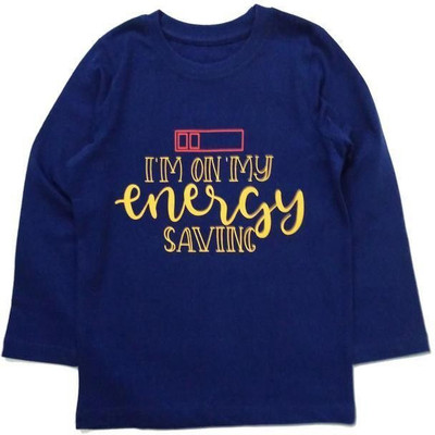 Kiddo Paanti Boys Printed Cotton Blend Regular T Shirt(Dark Blue, Pack of 1)