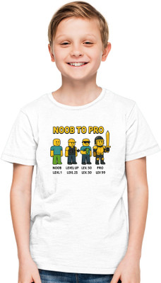 Printabulous Boys & Girls Printed Pure Cotton Regular T Shirt(White, Pack of 1)