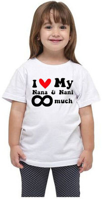 INDIAN EAGLE Boys & Girls Printed Polyester Regular T Shirt(White, Pack of 1)