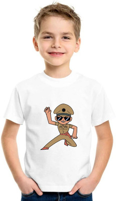 SNIFFY Baby Boys & Baby Girls Printed Polyester Regular T Shirt(White, Pack of 1)