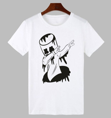 THEVENUS Boys Printed Pure Cotton Regular T Shirt(White, Pack of 1)