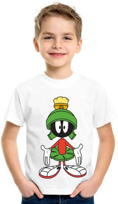 Shubham designer gallery Baby Boys & Baby Girls Printed Cotton Blend Regular T Shirt(White, Pack of 1)