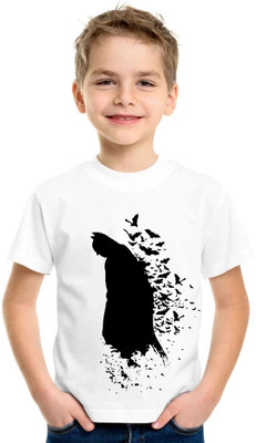 Shubham designer gallery Baby Boys & Baby Girls Superhero Cotton Blend Regular T Shirt(White, Pack of 1)