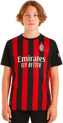 BUGOAT Boys & Girls Printed Polyester Regular T Shirt(Red, Pack of 1)