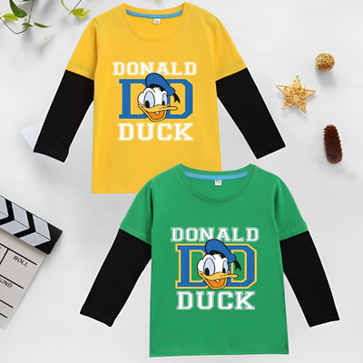 RSL Baby Boys Cartoon/Superhero Cotton Blend Regular T Shirt(Yellow, Green, Pack of 2)
