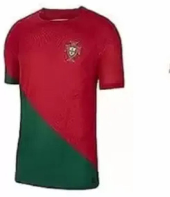 THE BLAZZE Boys & Girls Colorblock Polyester Regular T Shirt(Green, Red, Pack of 1)