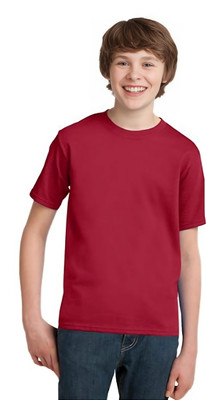ORATEIS Boys Solid Cotton Blend Regular T Shirt(Maroon, Pack of 1)