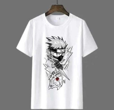 TDFASHIONNS Boys Printed Polyester Regular T Shirt(White, Pack of 1)