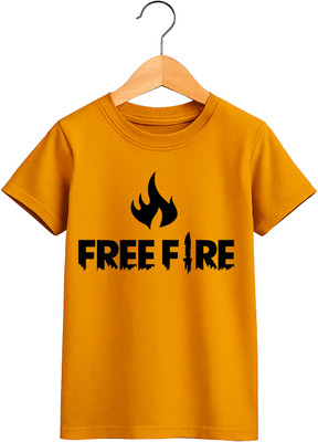 ORANGEMOON Boys & Girls Printed, Self Design, Graphic Print Polyester Regular T Shirt(White, Pack of 1)