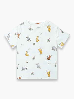 Baby Island Baby Boys Printed Cotton Blend Regular T Shirt(Blue, Pack of 1)