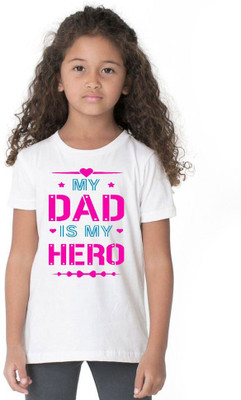 THEYOUNGESTTEES Boys & Girls Printed Polyester Regular T Shirt(White, Pack of 1)