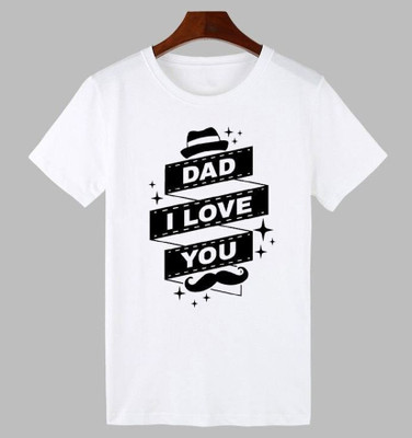 KPPRINT Boys & Girls Printed Cotton Blend Regular T Shirt(White, Pack of 1)