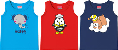 Toddylon Baby Boys & Baby Girls Printed Pure Cotton Regular T Shirt(Multicolor, Pack of 3)