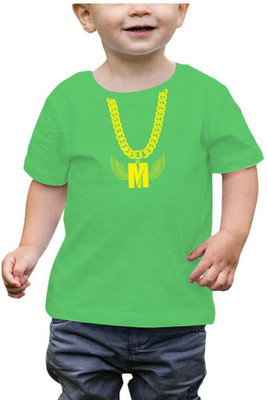 RAINBOWTEES Boys Printed Pure Cotton Regular T Shirt(Light Green, Pack of 1)
