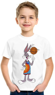 Shubham designer gallery Baby Boys & Baby Girls Cartoon/Superhero Cotton Blend Regular T Shirt(White, Pack of 1)