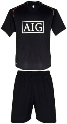 rjm Boys & Girls Casual T-shirt Shorts(Black)