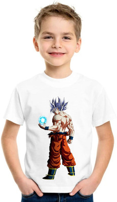 Moody Looks Boys & Girls Graphic Print Polycotton Regular T Shirt(White, Pack of 1)