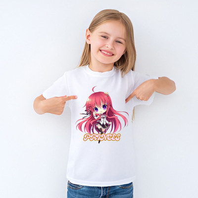 TDFASHIONNS Baby Boys & Baby Girls Printed Polyester Regular T Shirt(White, Pack of 1)