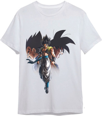 ON TREND Boys & Girls Printed Polyester Regular T Shirt(White, Pack of 1)