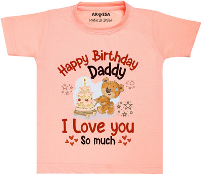 ARVESA Baby Boys & Baby Girls Printed Cotton Blend Regular T Shirt(Multicolor, Pack of 1)