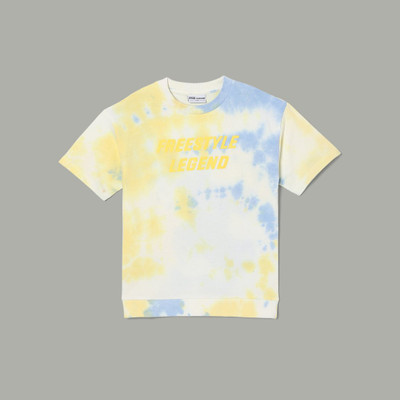 Fame Forever by Lifestyle Boys Tie & Dye Cotton Blend Regular T Shirt(Yellow, Pack of 1)