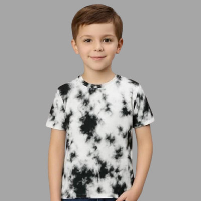 RV Collection Boys & Girls Printed Polycotton Regular T Shirt(Green, Pack of 1)