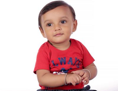 kidzay Baby Boys & Baby Girls Abstract Cotton Blend Regular T Shirt(Red, Pack of 1)