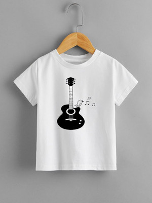 THEVENUS Boys Printed Pure Cotton Regular T Shirt(White, Pack of 1)