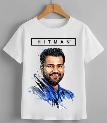 GPGARMNETS Boys & Girls Typography, Printed, Graphic Print Polyester Regular T Shirt(White, Pack of 1)