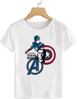 MR LOOTERA Boys Printed Pure Cotton Regular T Shirt(White, Pack of 1)