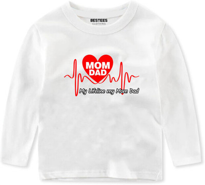 BESTEESCLOTHING Boys Solid Pure Cotton Regular T Shirt(White, Pack of 1)