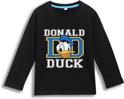 Superb Starling Baby Boys Solid Cotton Blend Regular T Shirt(Black, Pack of 1)