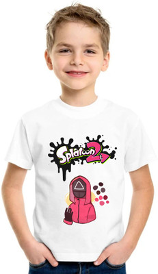 Kid's Yuga Baby Boys & Baby Girls Printed Polyester Regular T Shirt(White, Pack of 1)