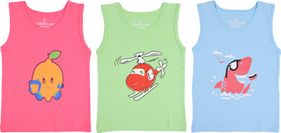 Funtus Baby Boys & Baby Girls Casual Vest Vest(Pink, Green, Blue)