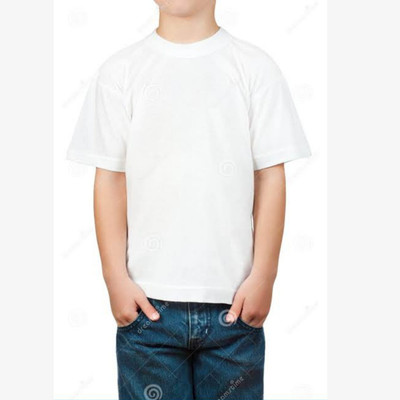 SST fashion Boys Printed Pure Cotton Regular T Shirt(White, Pack of 1)