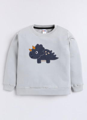 LITTLE NINJA Full Sleeve Graphic Print Boys Sweatshirt