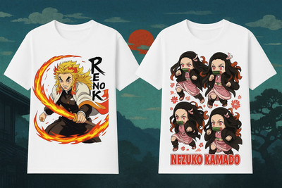 Doyal Collections Boys & Girls Geometric Print Polyester Regular T Shirt(White, Pack of 2)