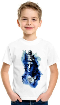 Dreamy Attire Baby Boys & Baby Girls Printed Polyester Regular T Shirt(White, Pack of 1)