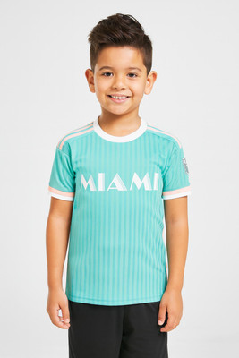 YUTU Boys & Girls Printed Polyester Regular T Shirt(Blue, Pack of 1)