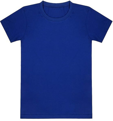 ORATEIS CREATION Boys Solid Pure Cotton Regular T Shirt(Black, Pack of 1)