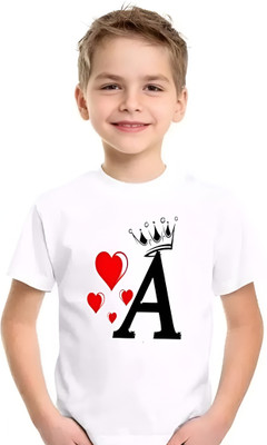 TDFASHION Baby Boys & Baby Girls Printed Polyester Regular T Shirt(White, Pack of 1)