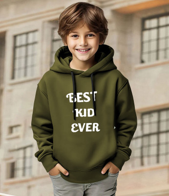 LGGARMENTS Boys Typography, Solid, Printed Cotton Blend Regular T Shirt(Green, Pack of 1)