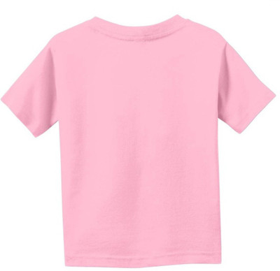 ORATEIS TREND Boys Solid Cotton Blend Regular T Shirt(Pink, Pack of 1)
