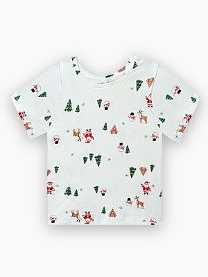 Baby Island Baby Boys Printed Cotton Blend Regular T Shirt(Blue, Pack of 1)