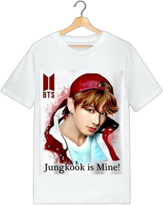 MH FASHION TRENDS Boys Graphic Print Polyester Oversized T Shirt(White, Pack of 1)