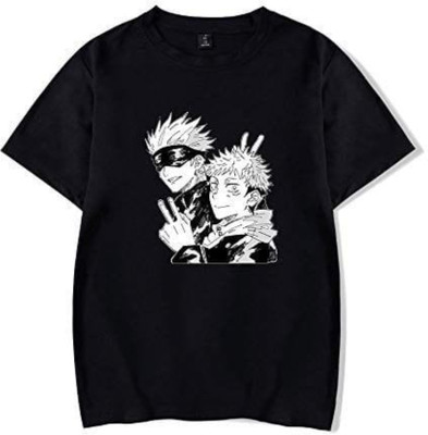 SHREE G CREATION Boys Printed Cotton Blend Regular T Shirt(Multicolor, Pack of 1)