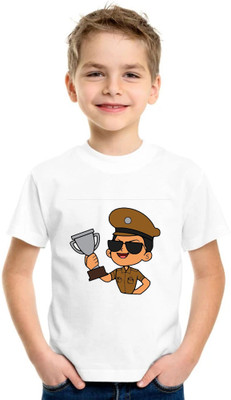 Solo Gift Baby Boys & Baby Girls Graphic Print Polyester Regular T Shirt(White, Pack of 1)